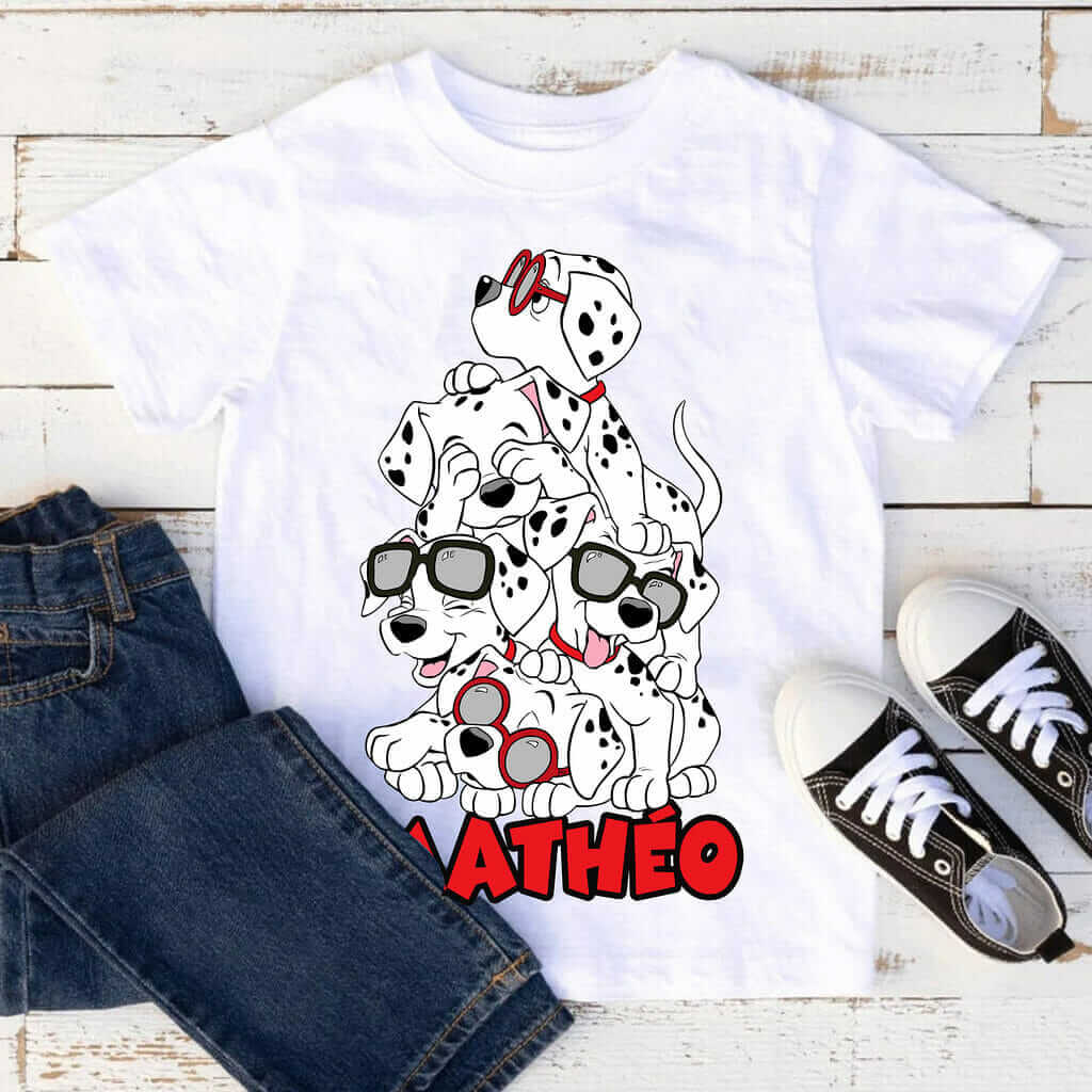 T-shirt Mes amis Dalmatiens