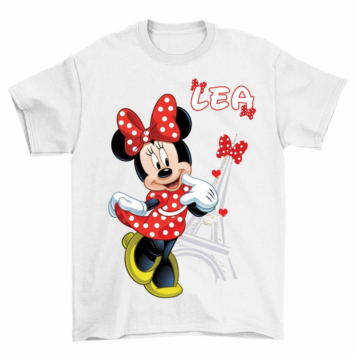 T-shirt Minnie avec prénom