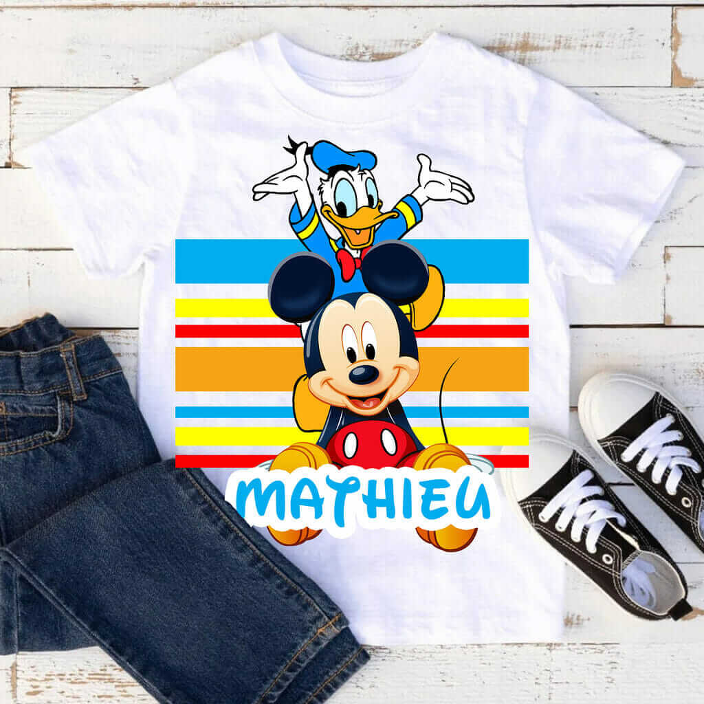 T-shirt Mickey et Donald