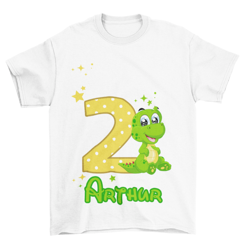 T-shirt Anniversaire Dinosaure