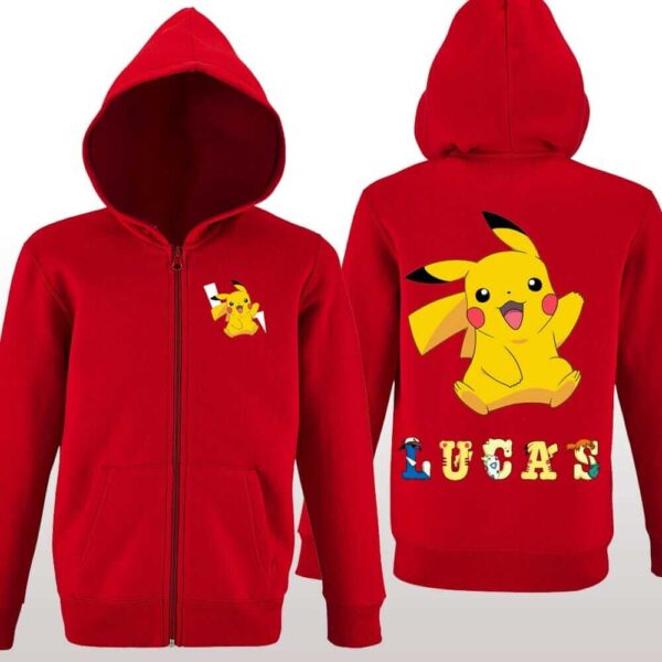 Gillet Zippé Pikachu