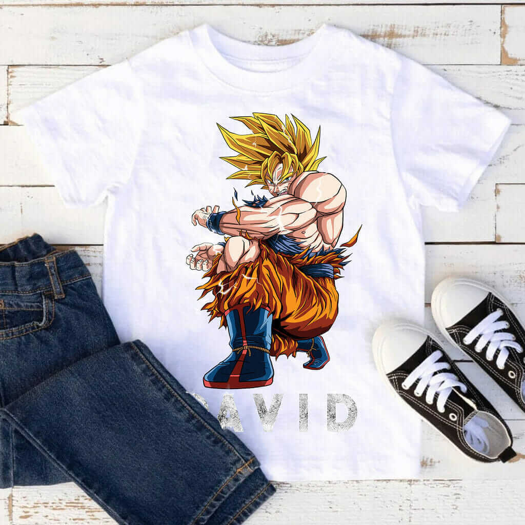 T-shirt SANGOKU PSG avec prénom