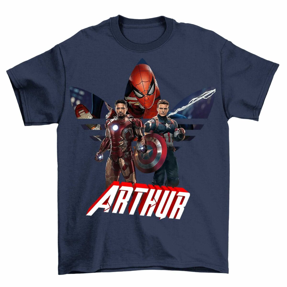 T-shirt Avengers avec prénom