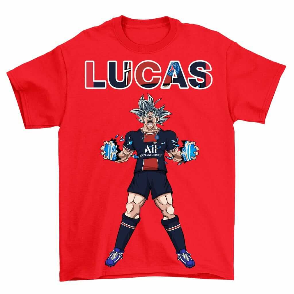 T-shirt SANGOKU PSG avec prénom