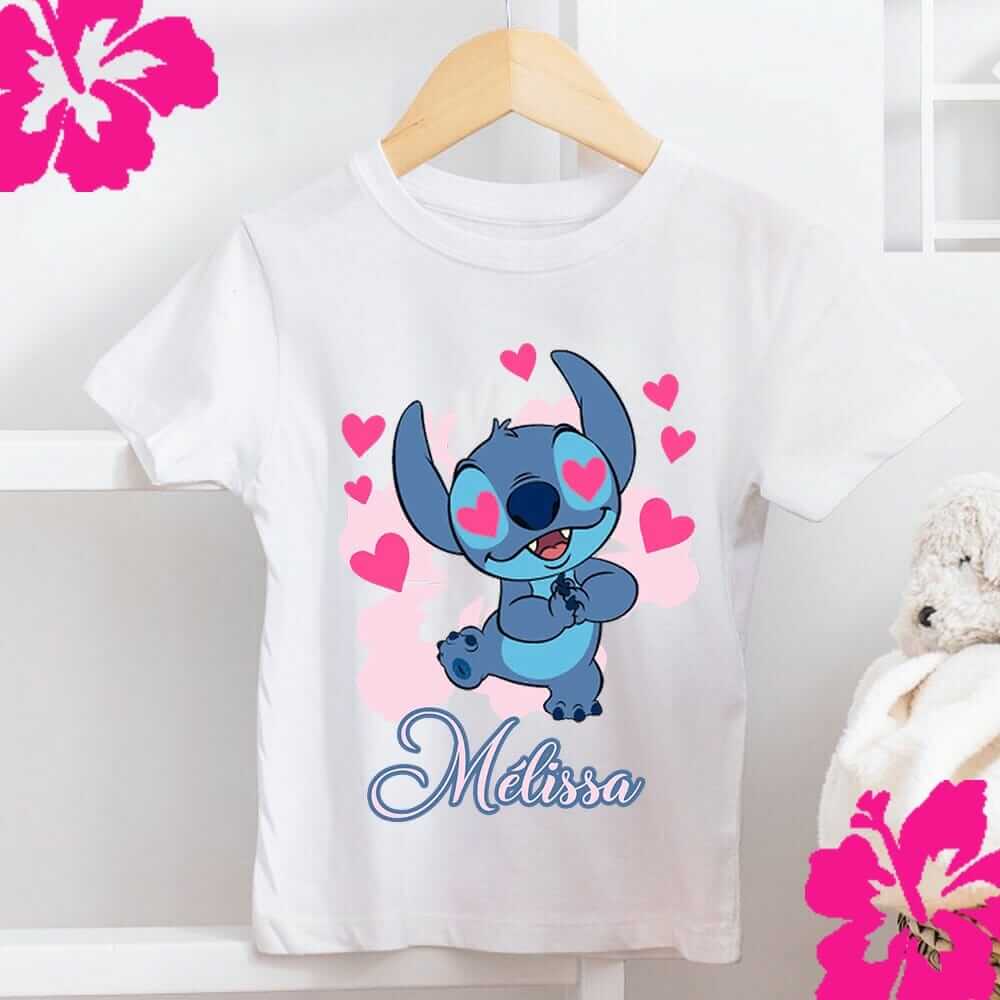 T-shirt Stitch amoureux