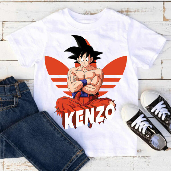 T-shirt Son-Goku Dragon ball z avec prenom