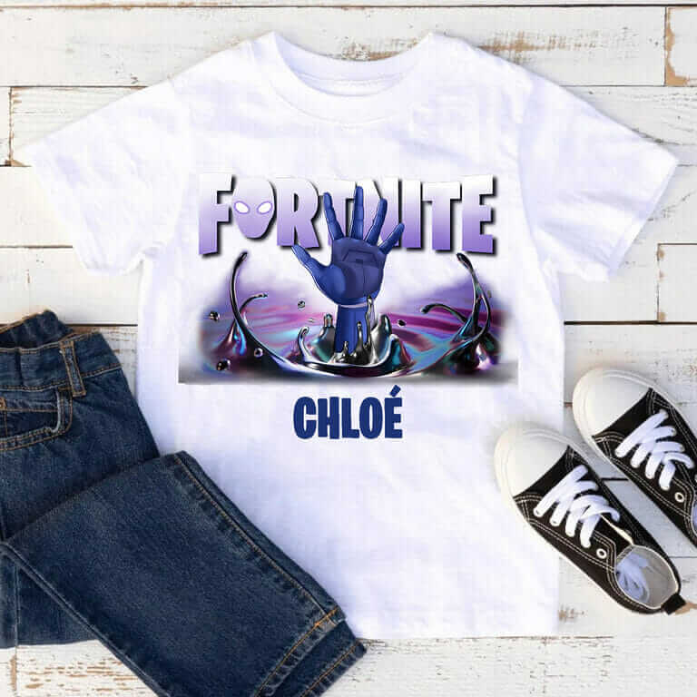 T-shirt Fortnite avec prénom