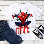 T-shirt Spider man avec prénom