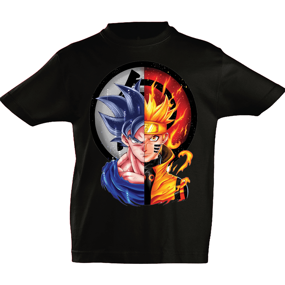 T-shirt Sangoku VS Naruto