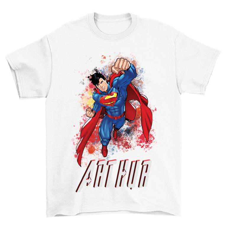 T-shirt SUPERMAN avec prénom