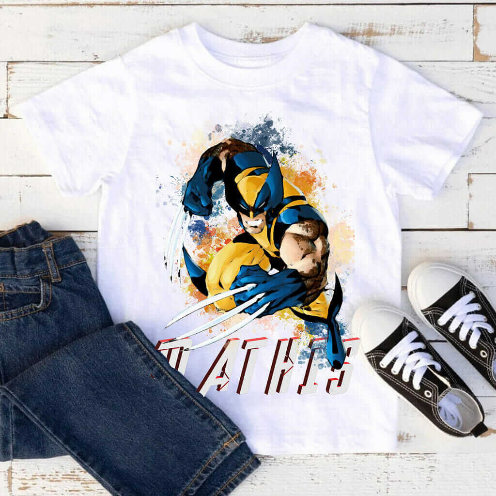 T-shirt Wolverine avec prénom