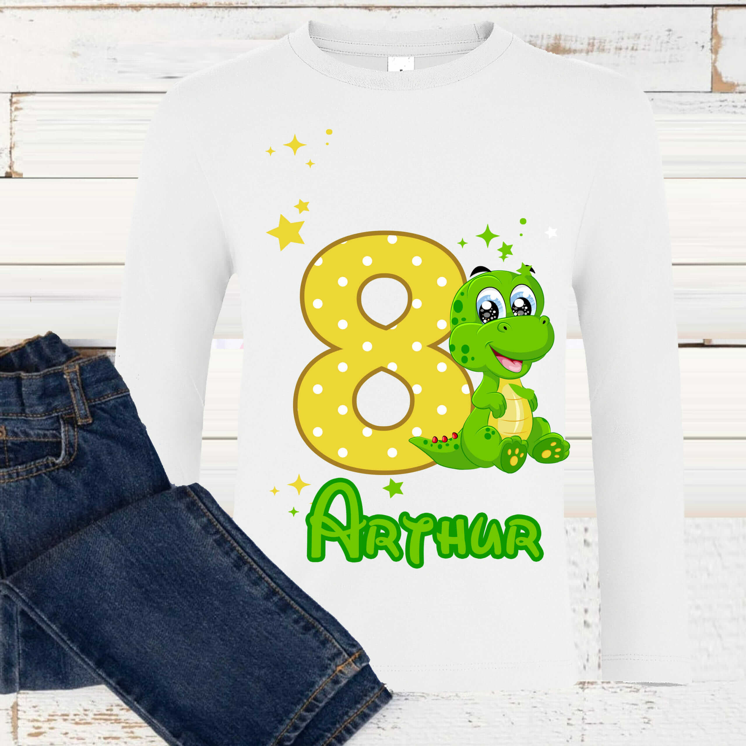 T-shirt Anniversaire Dinosaure