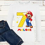 T-shirt Anniversaire Mario