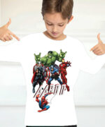 T-shirt Avengers Hulk, Iron Man.. avec prénom