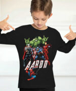 T-shirt Avengers Hulk, Iron Man.. avec prénom