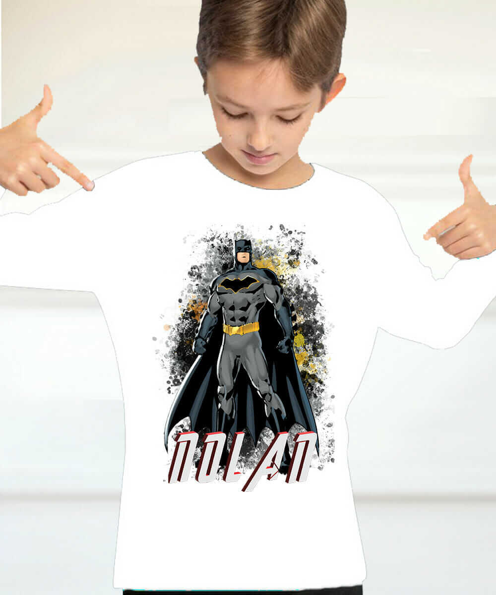T-shirt Batman avec prénom