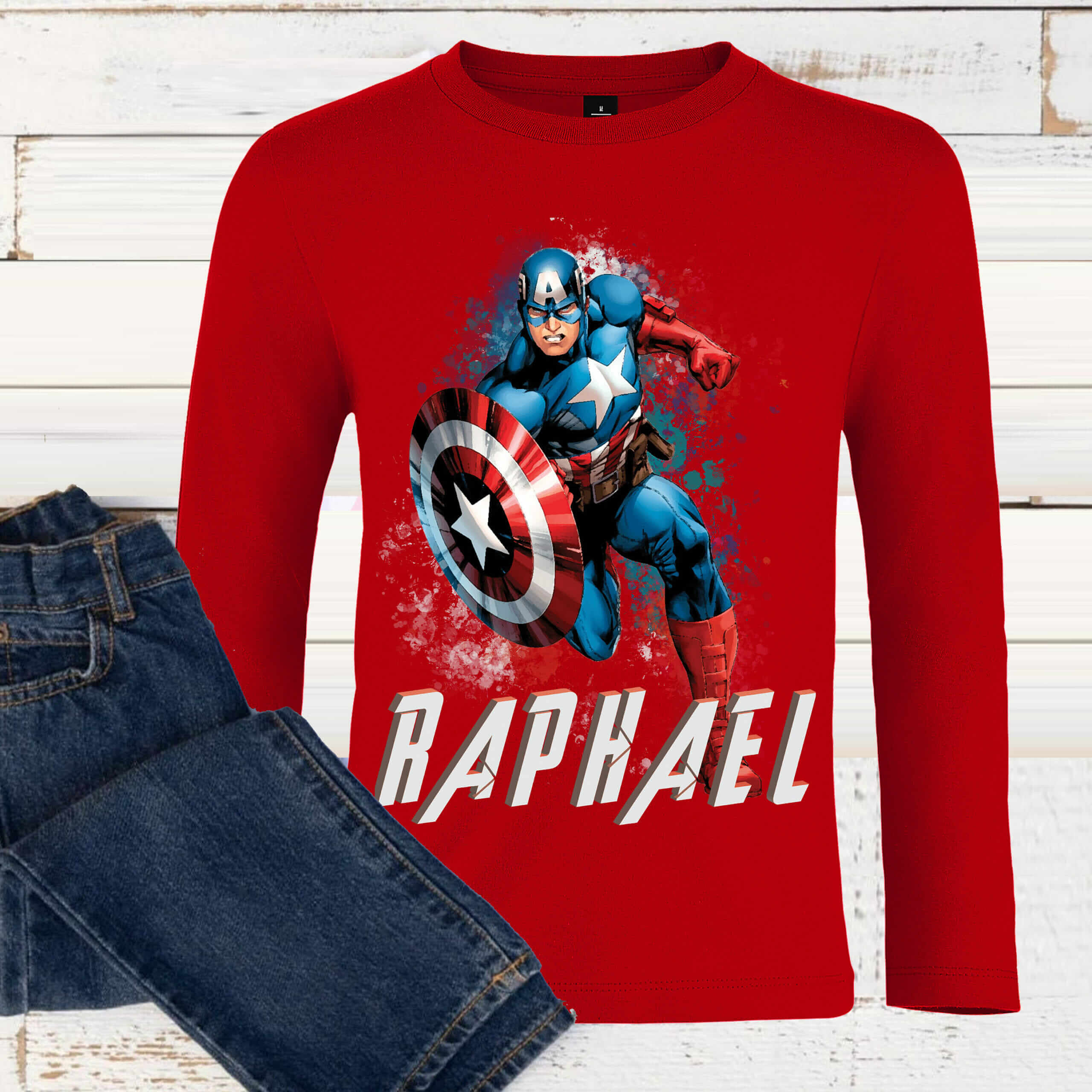 T-shirt Captain America