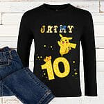 T-shirt anniversaire Pikachu