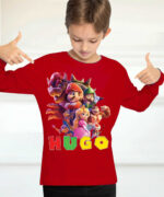 T-shirt Mario Bros personnalisé avec le prénom