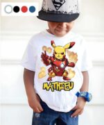 T-shirt Pikachu Déguisez en Iron Man