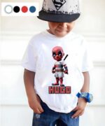 T-shirt Deadpool en tenu extérieur PSG - Personnalisable avec un prénom (Copie)