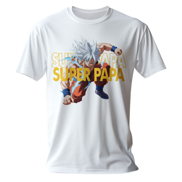 T-shirt Son Goku SuperPapa personnalisé