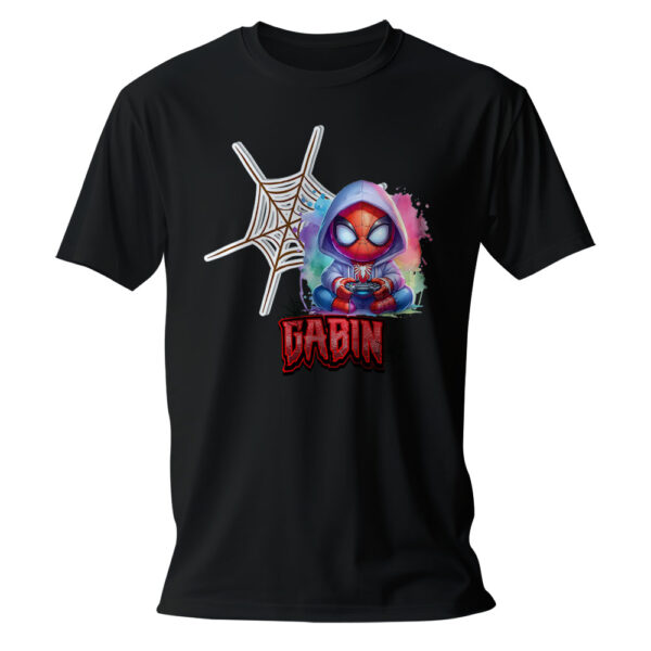 T-shirt Spiderman SpiderGamer personnalisé